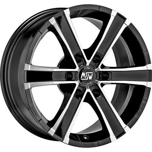 OZ Racing SAHARA 6 17X8 Single Wheel Black