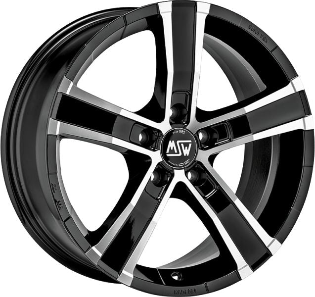 OZ Racing SAHARA 5 18X8 Single Wheel Black