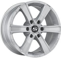 OZ Racing SAHARA 6 MSW 18X8 Single Wheel Silver