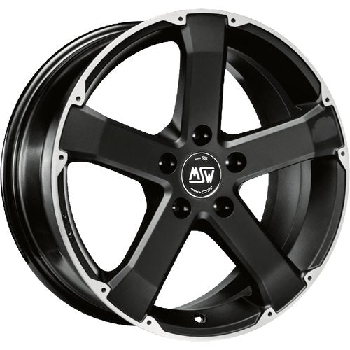 MSW MSW 45 17X8 Single Wheel Black