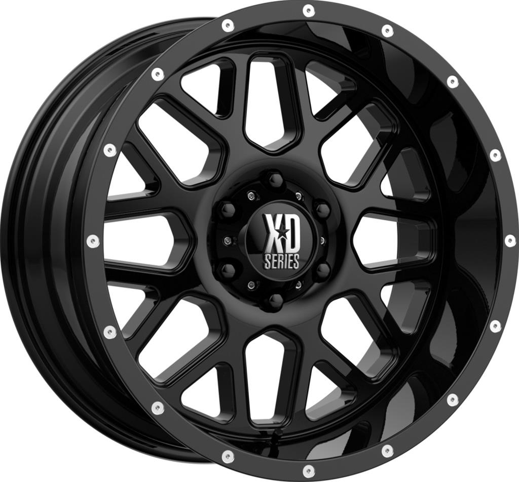 XD Wheels XD820 16X7 Single Wheel Black