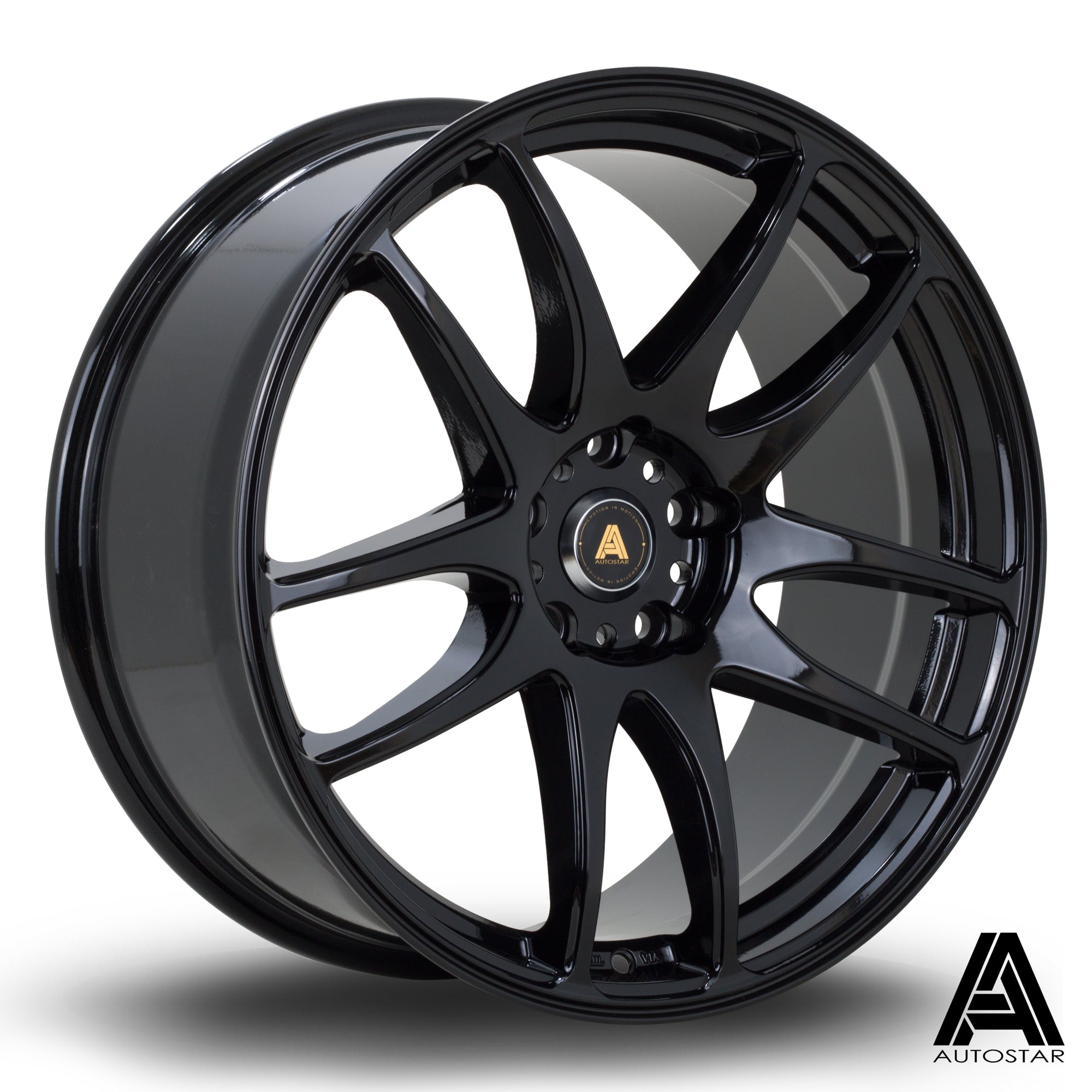 Autostar A510 19X8.5 Single Wheel Black