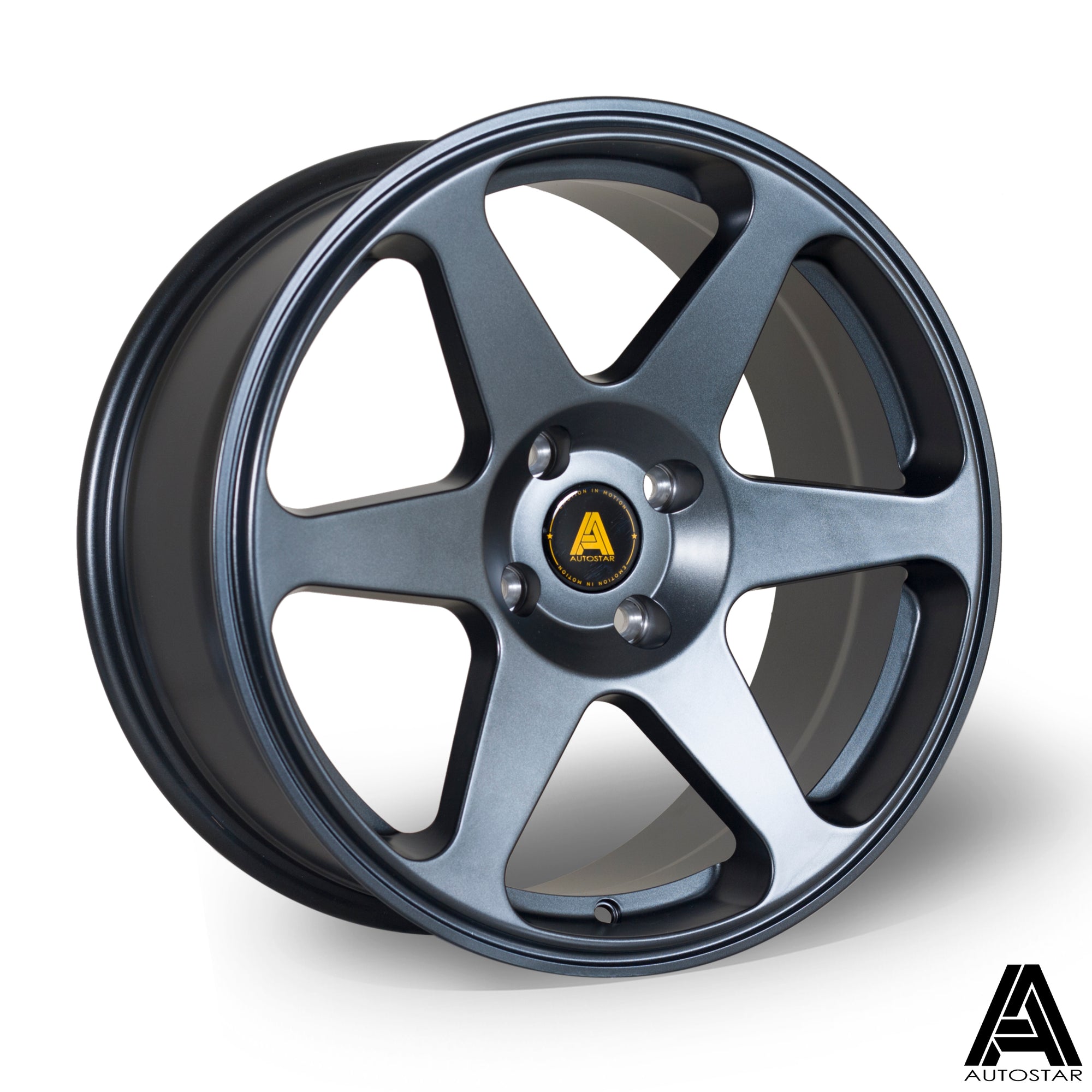 Autostar Chaser 17X8 Single Wheel Gunmetal