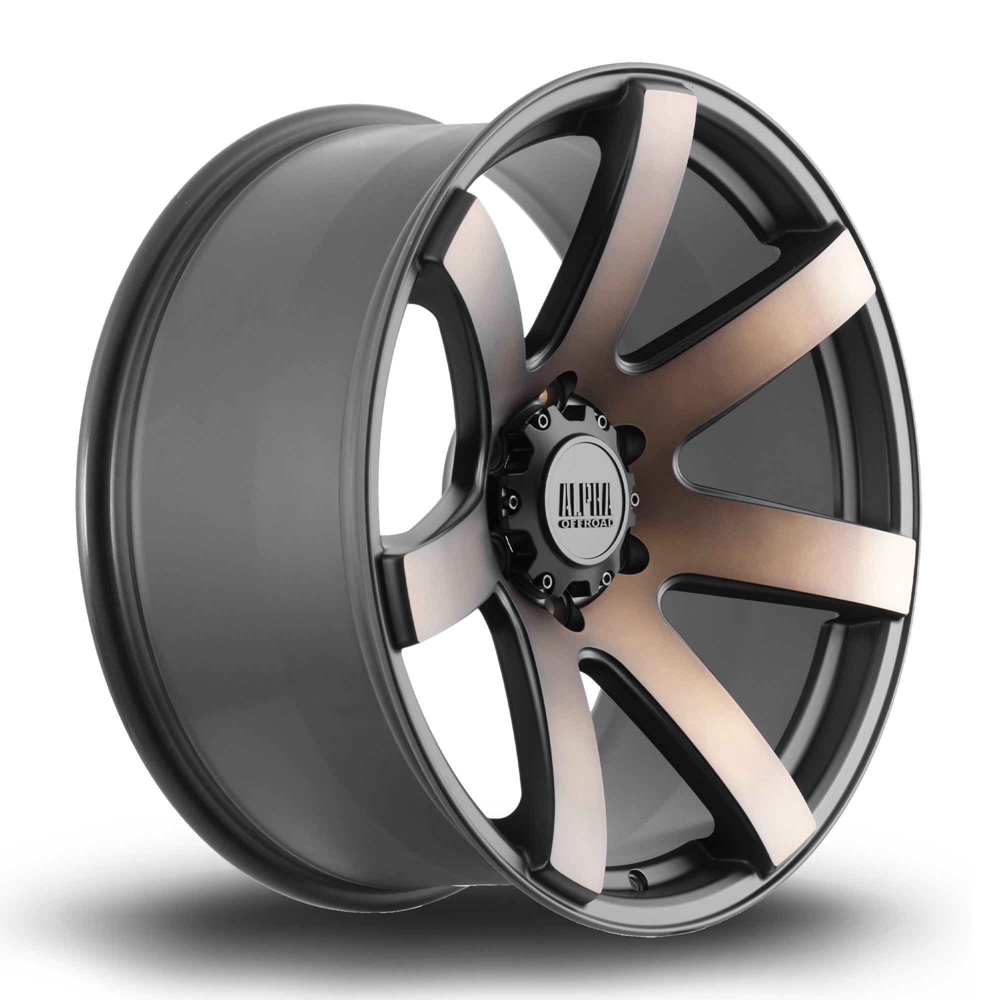 Alpha Offroad Gauntlet 20X9 Single Wheel Black
