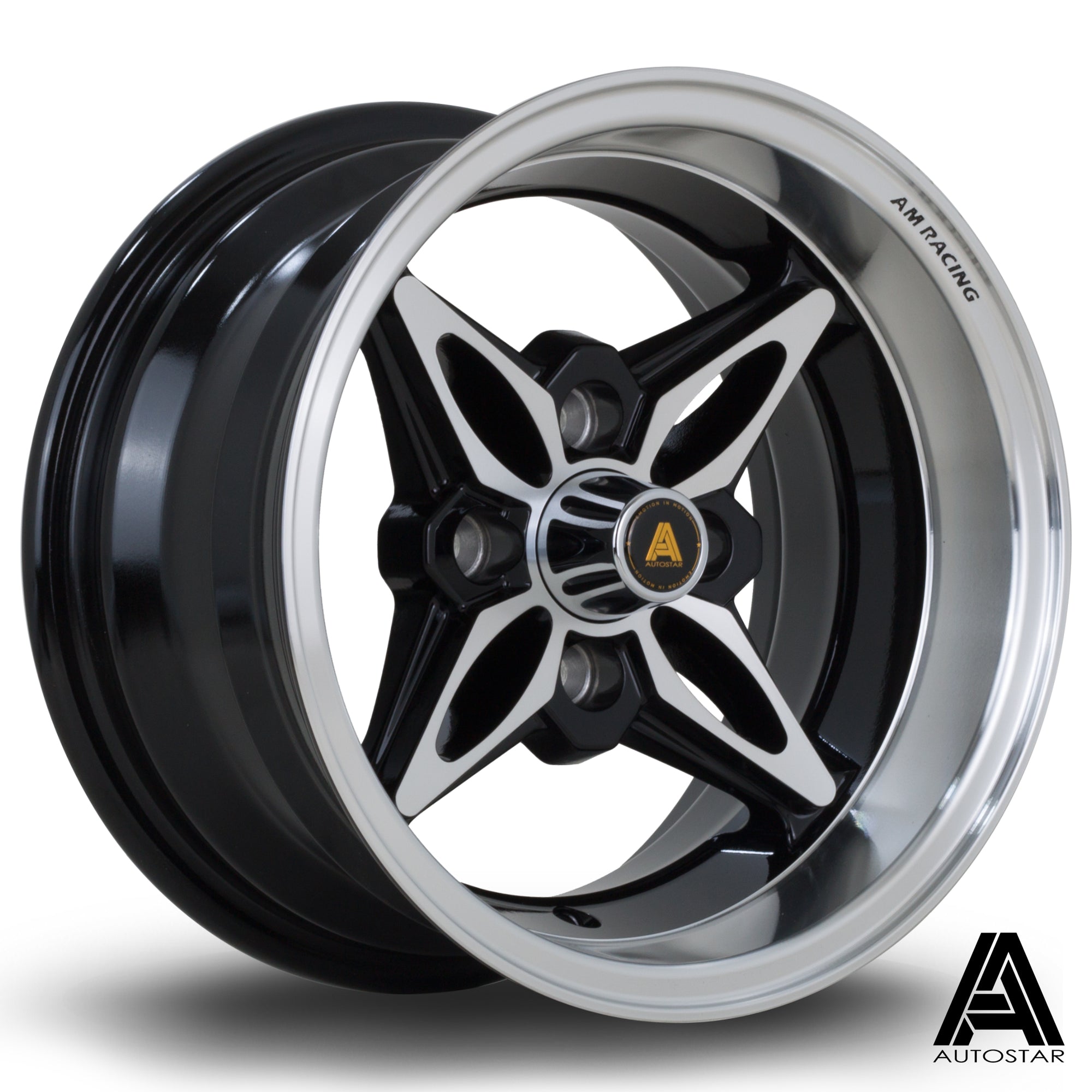 Autostar Kanji 13X7 Single Wheel Black