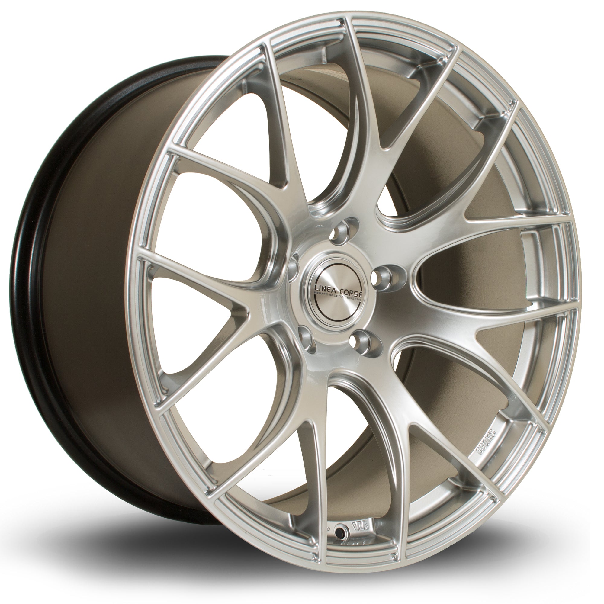 Linea Corse LC818 19X10 Single Wheel Silver