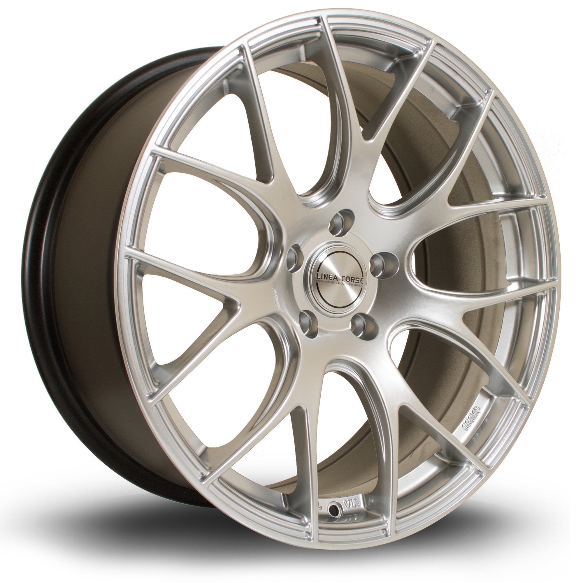 Linea Corse LC818 19X8.5 Single Wheel Silver
