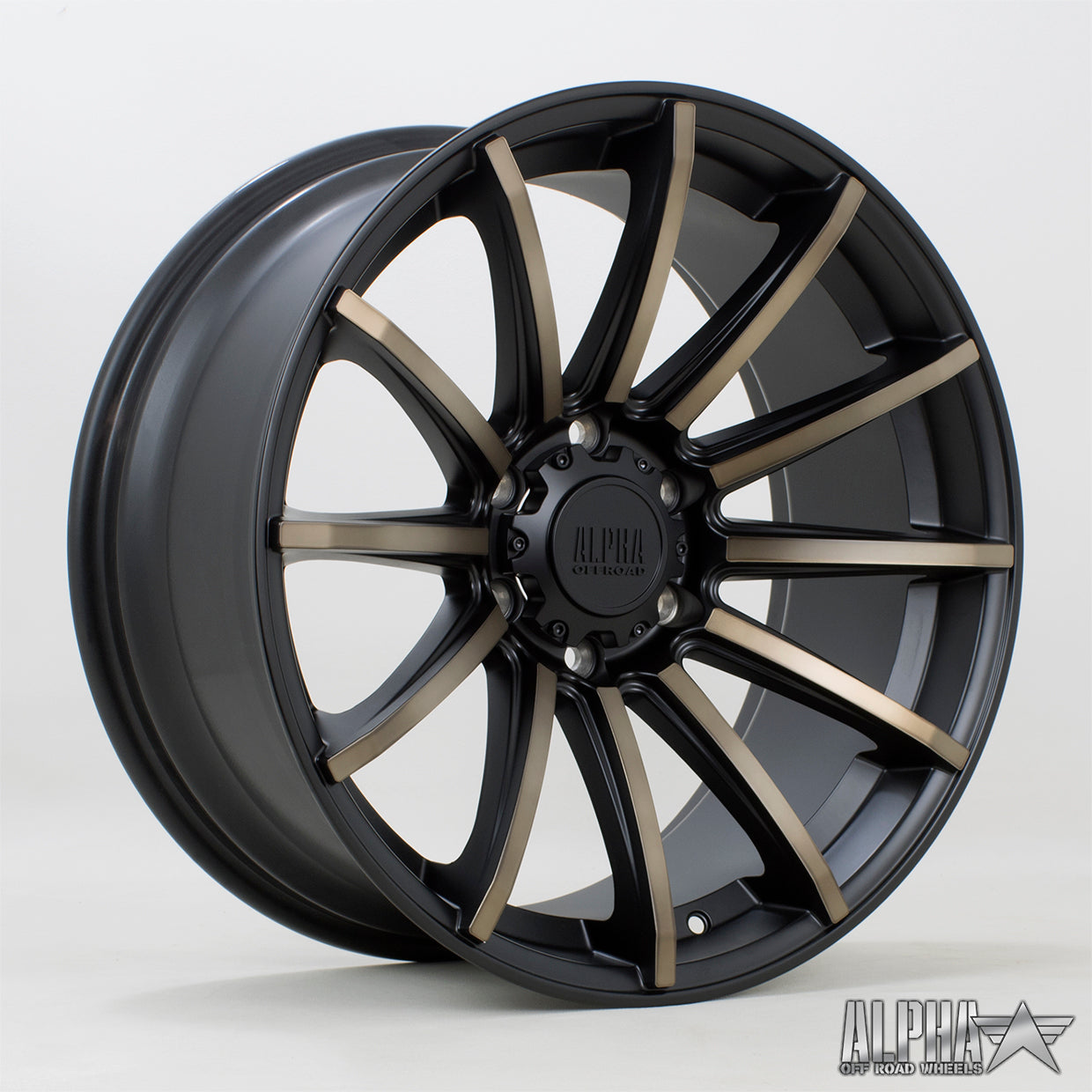 Alpha Offroad Machete 20X9 Single Wheel Black