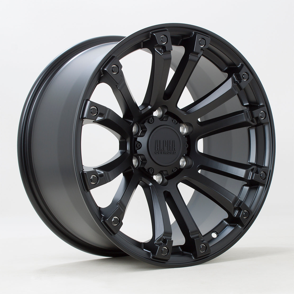Alpha Offroad Maverick 18X9 Single Wheel Black