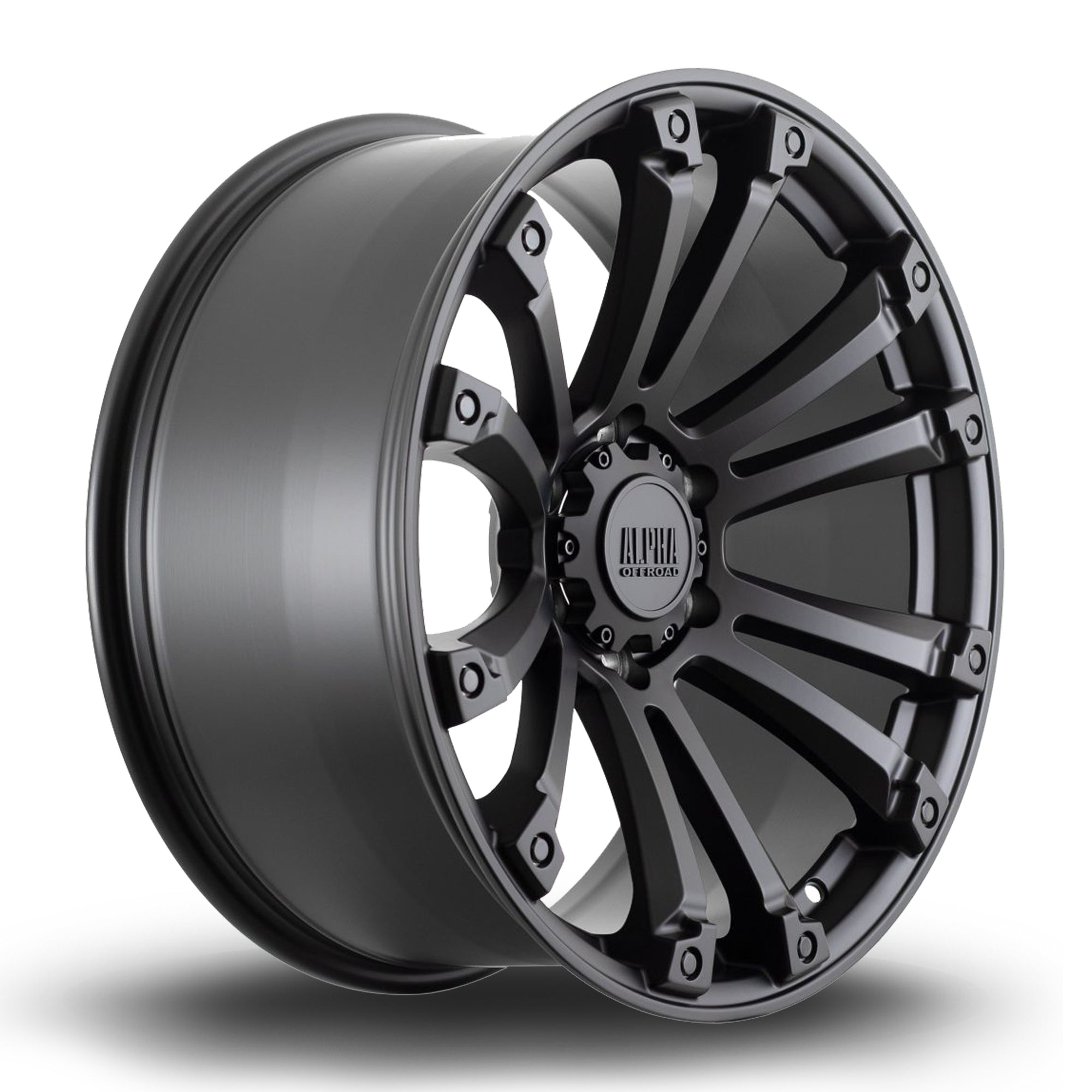 Alpha Offroad Maverick 20X9 Single Wheel Black