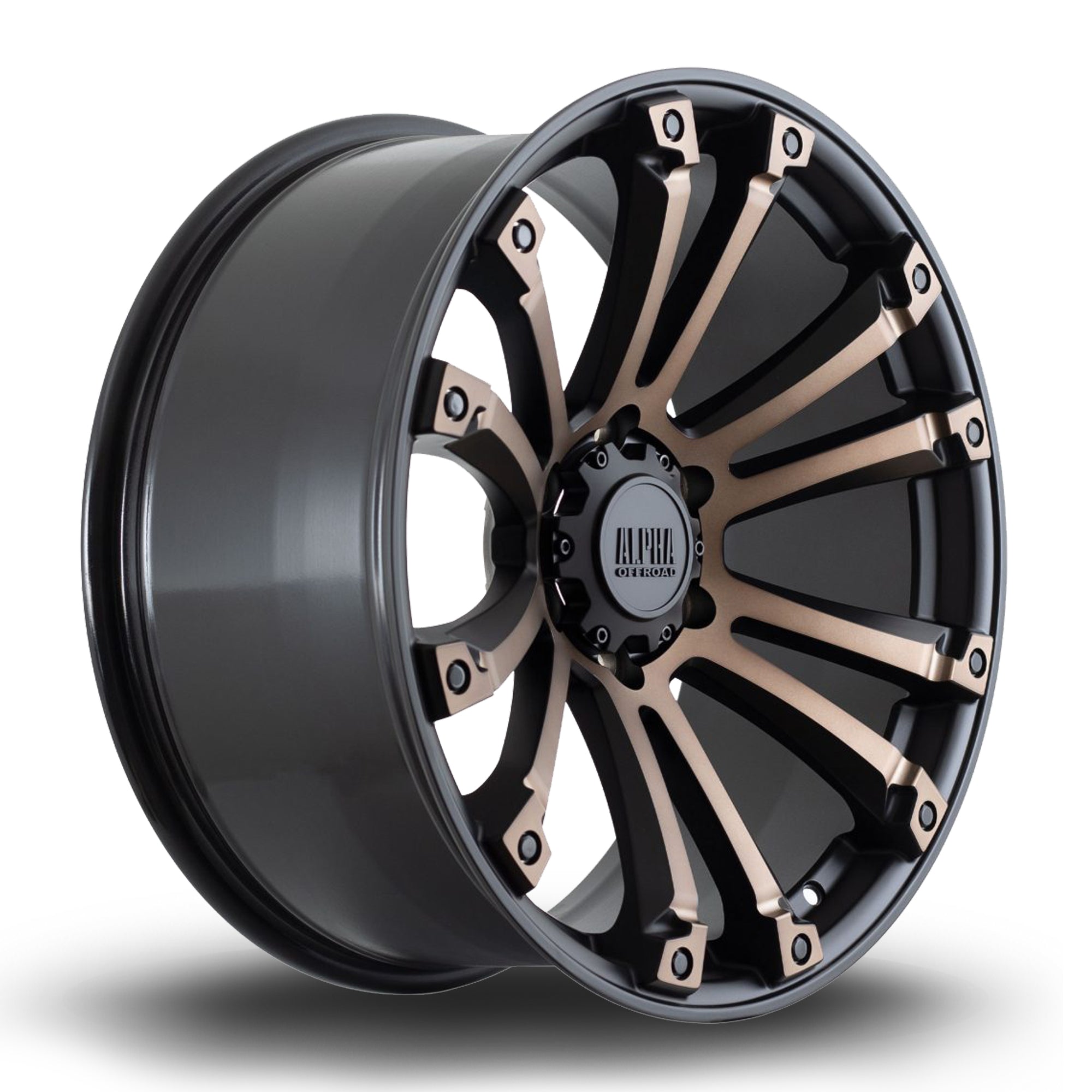 Alpha Offroad Maverick 20X9 Single Wheel Black