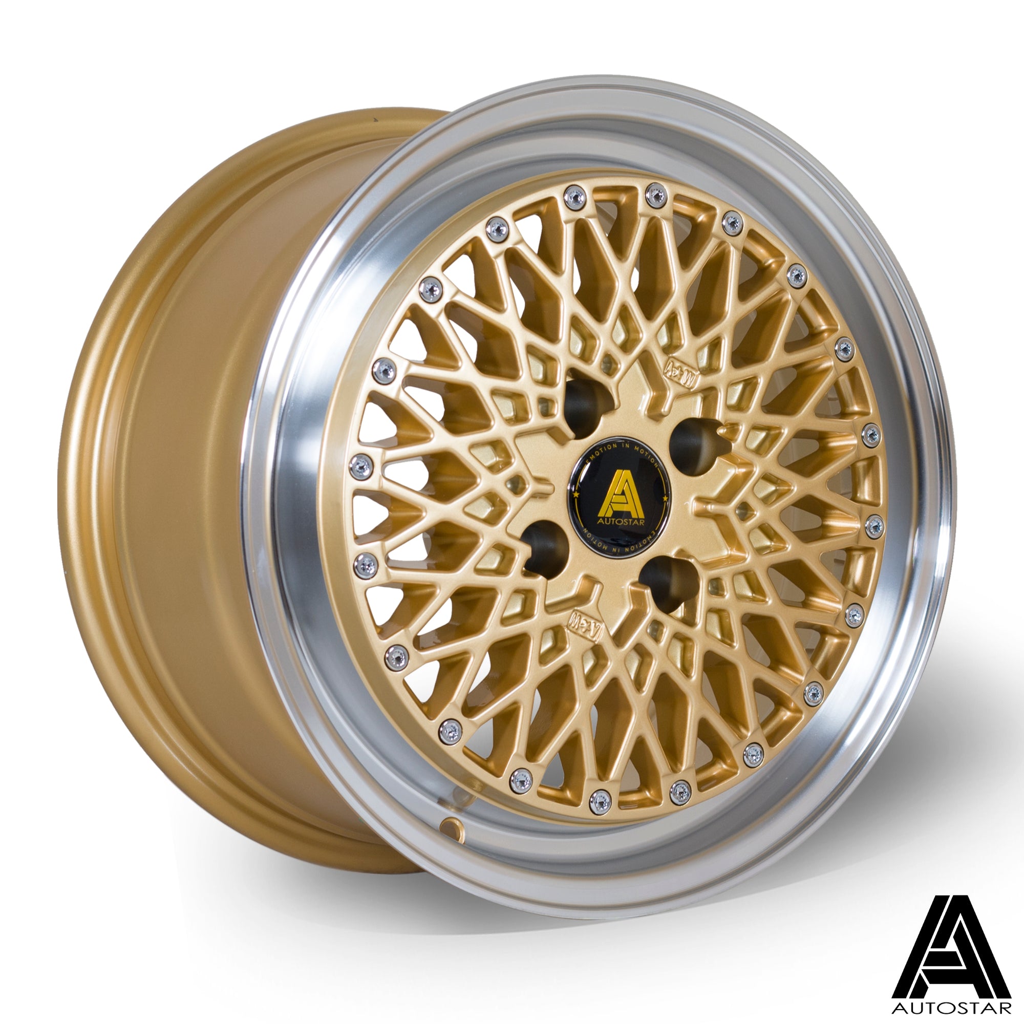 Autostar Minus 15X7.5 Single Wheel Gold