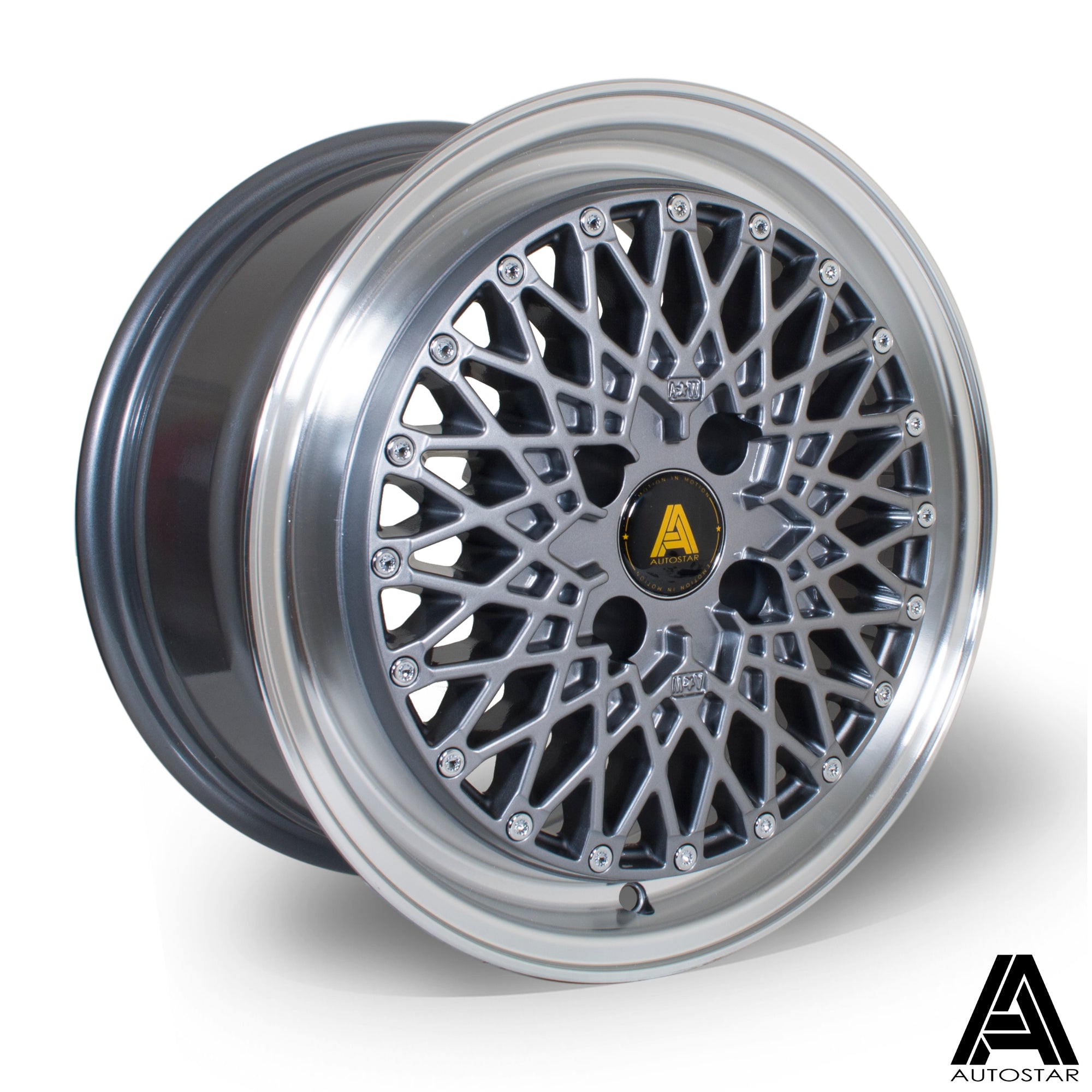 Autostar Minus 15X7.5 Single Wheel Gunmetal