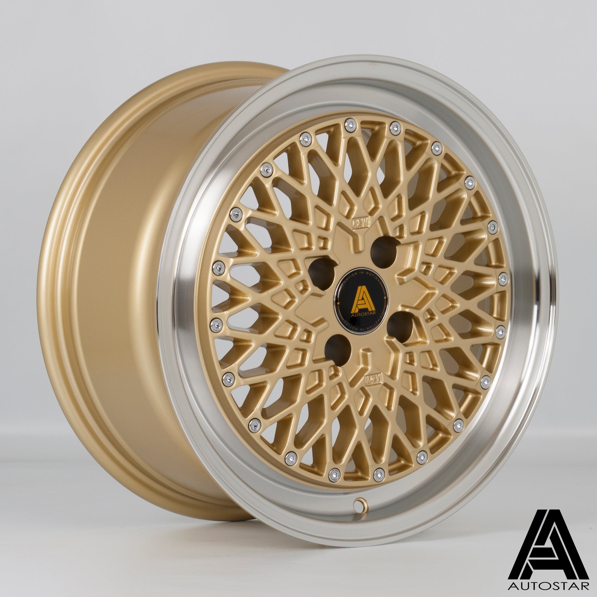 Autostar Minus 16X7.5 Single Wheel Gold