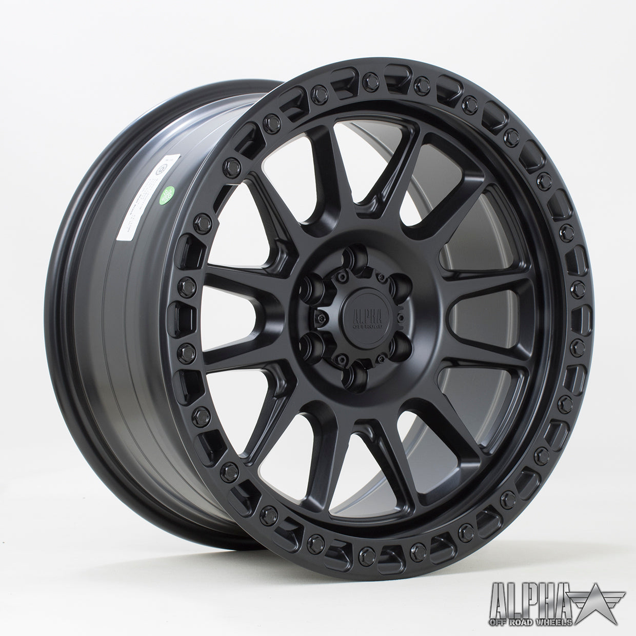 Alpha Offroad Podium 18X9 Single Wheel Black