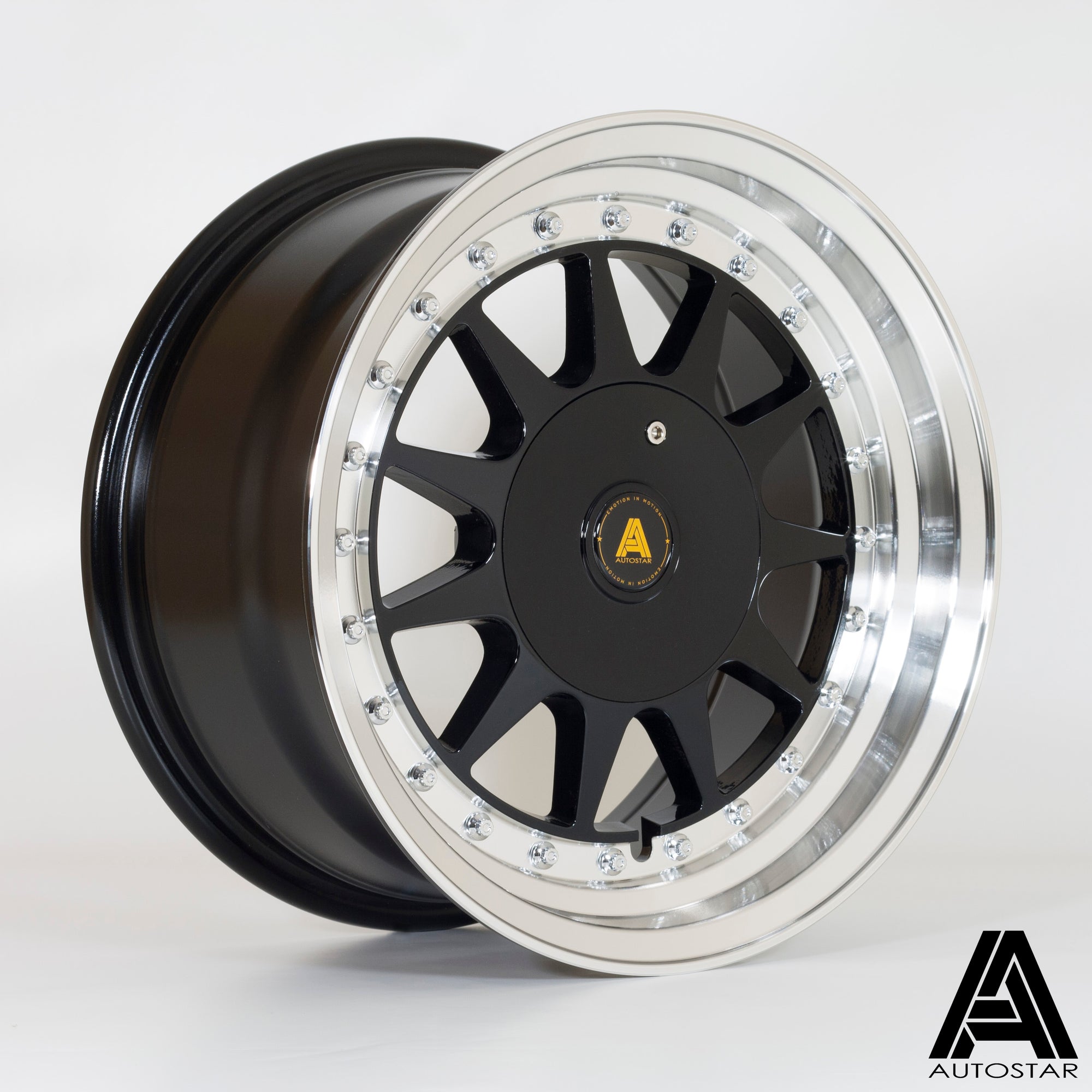 Autostar Raider 15X7.5 Single Wheel Black