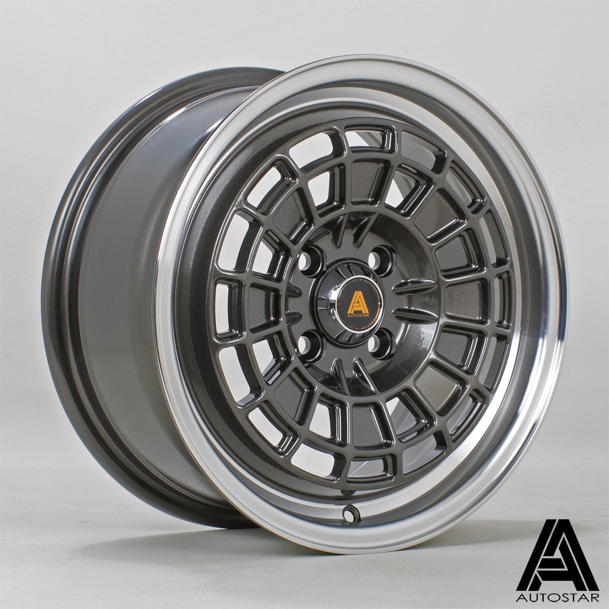 Autostar Roulette 15X7 Single Wheel Gunmetal