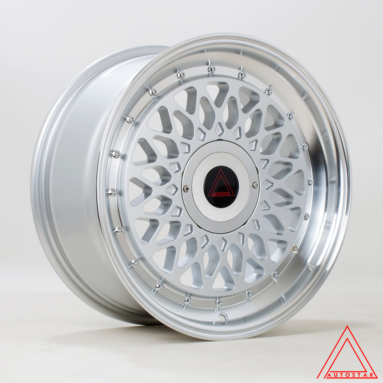 Autostar Silhouette 17X8 Single Wheel Silver