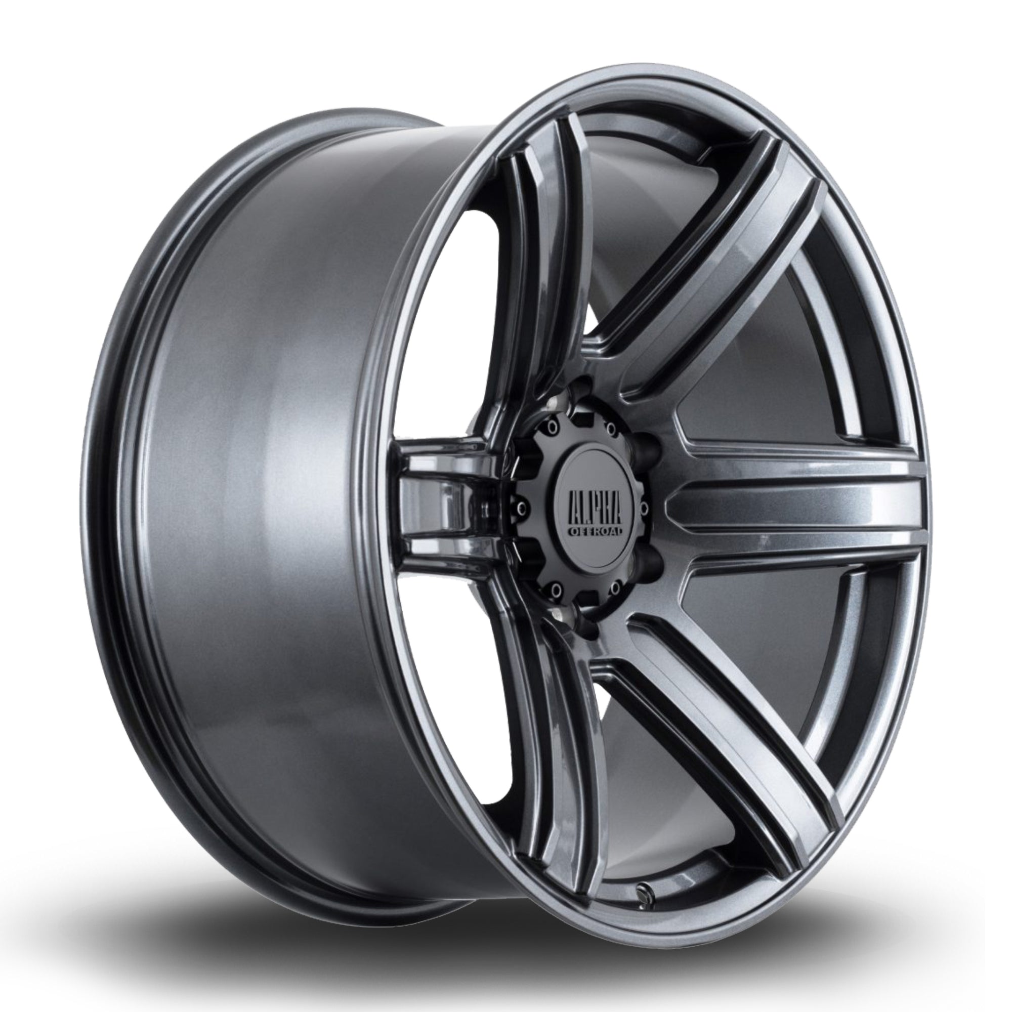 Alpha Offroad Surge 20X9 Single Wheel Grey