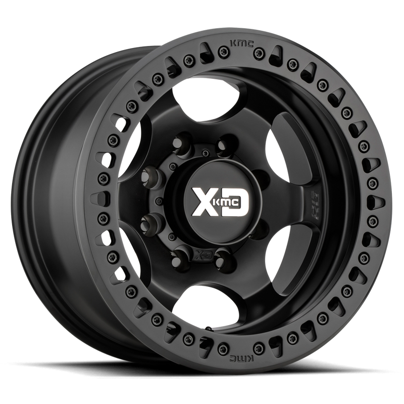 XD RG Crawl Beadlock, 17 x 9 inch, 5x127 PCD, ET-38 Satin Black Single Wheel