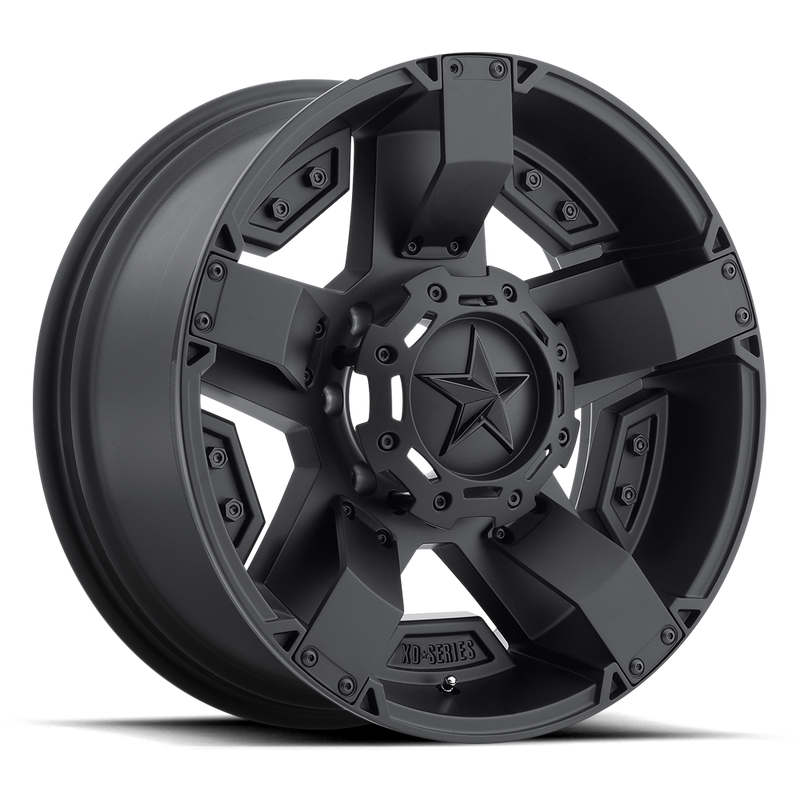 XD Rockstar 2, 17 x 8 inch, 5x114 / 5x127 PCD, ET10 Matte Black Single Wheel