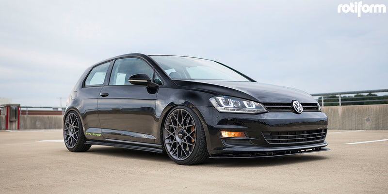 Go To A Show & Get Low Package for VW Golf MK7 - AIRLIFT + ROTIFORM BLQ-C