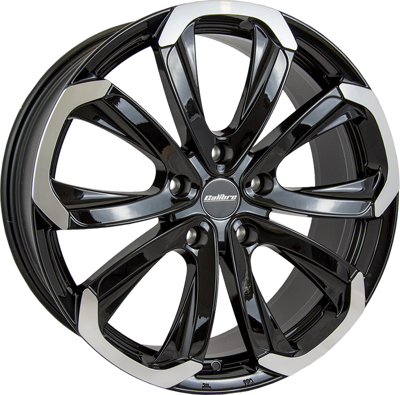 Calibre - Havana 8.0x18 (Gloss Black / Polished) 5x120 PCD, Single Wheel