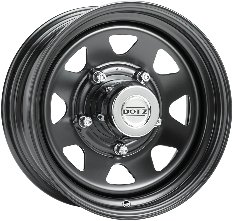 Dotz - Dakar 7.0x15 (Black) 6x139.7 PCD, Single Wheel