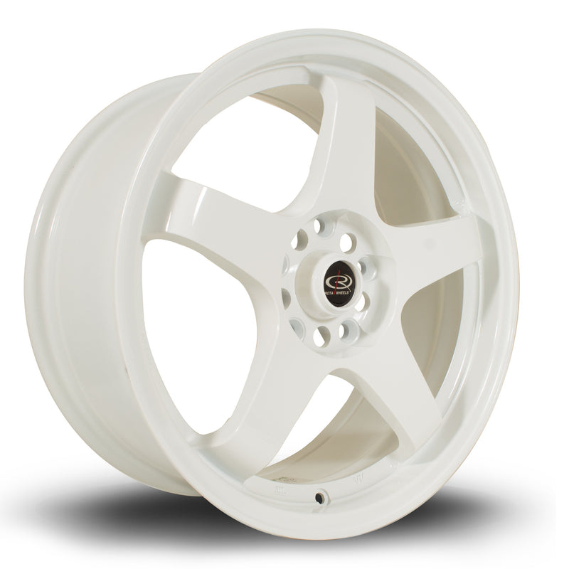 Rota GTR, 17 x 7.5 inch, 5x114 PCD, ET45, White, Single Wheel