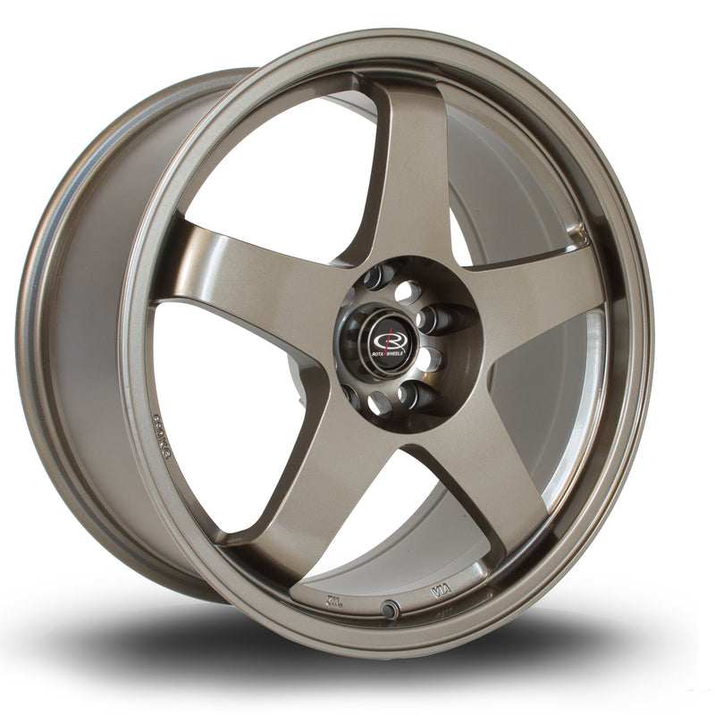 Rota GTR, 18 x 8.5 inch, 5x114 PCD, ET30, Bronze, Single Wheel