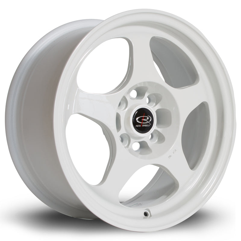 Rota Slip, 15 x 7 inch, 4x100 PCD, ET28, White, Single Wheel