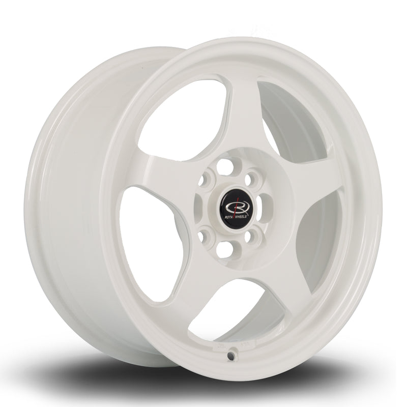 Rota Slipstream FF10, 15 x 6.5 inch, 4x100 PCD, ET35, White, Single Wheel